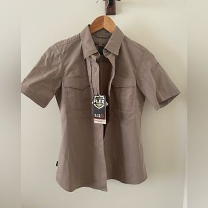 Women’s 5.11 tactical stryke short sleeve shirt, small